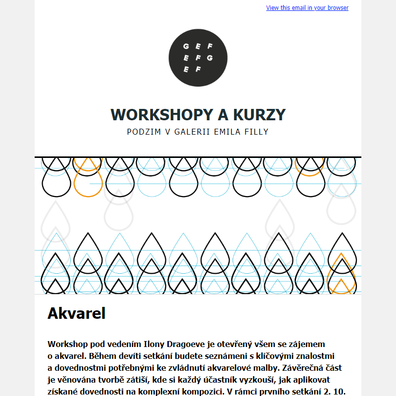 Workshopy a kurzy - podzim 2024