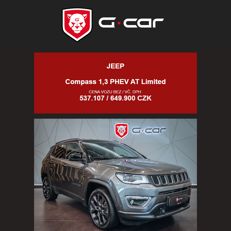 Evoluce kompaktního SUV - JEEP COMPASS