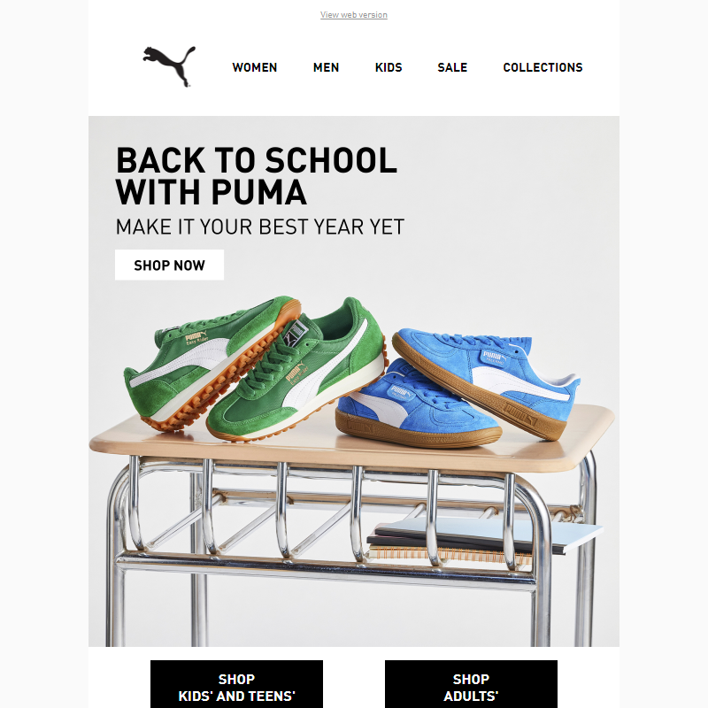 It's BACK TO SCHOOL Time at PUMA