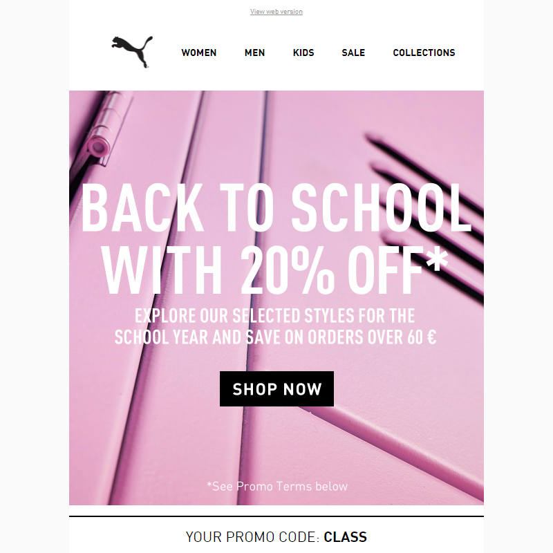 20% OFF* Your Back to School Picks