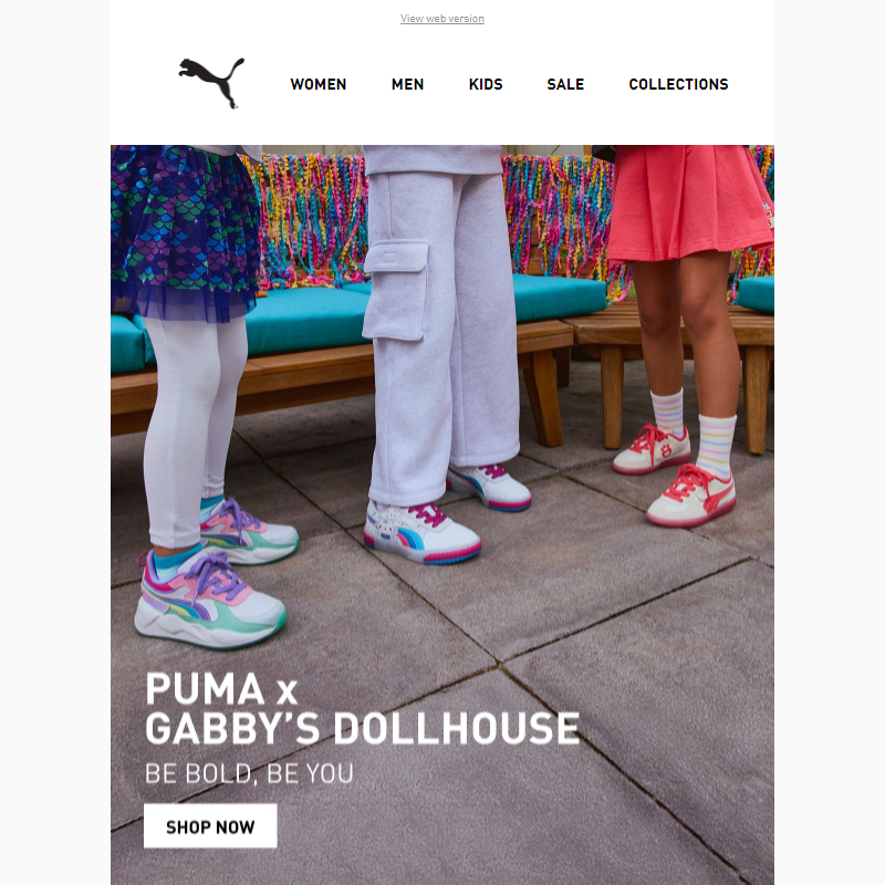 The NEW PUMA x GABBY'S DOLLHOUSE