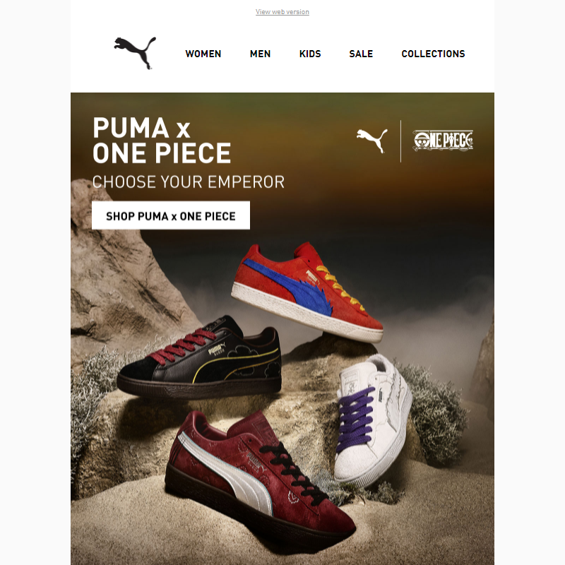 PUMA x ONE PIECE: Adventure Awaits