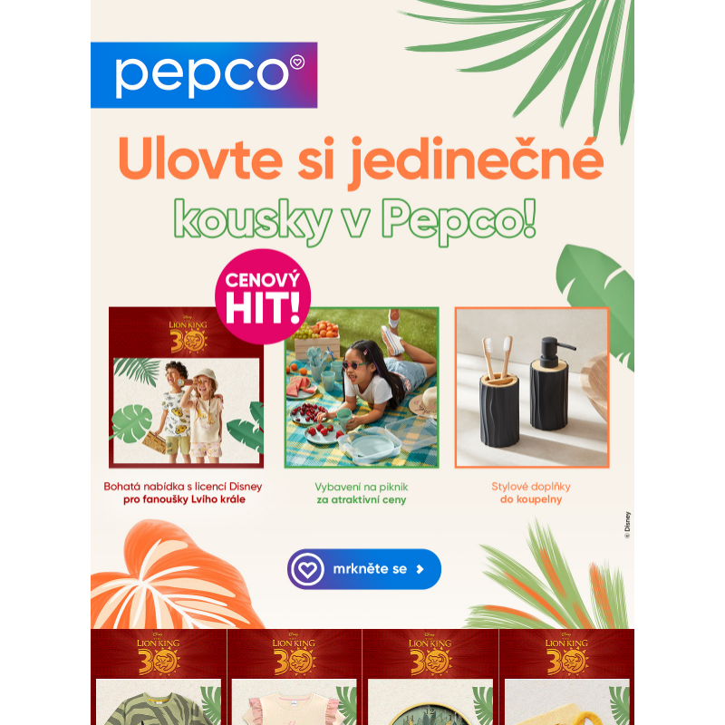 __ Ulovte si letní kousky v PEPCO! __