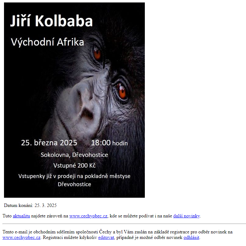 Dřevohostice - Jiří Kolbaba: Východní Afrika
