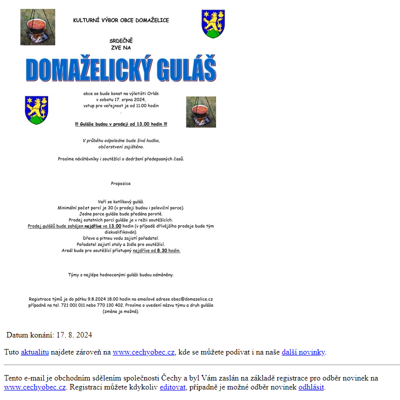 Domaželický guláš