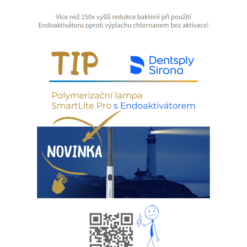 _ TIP pro vás - NOVINKA - revoluční polymerizační lampa SmartLite Pro s ENDOAKTIVÁTOREM!
