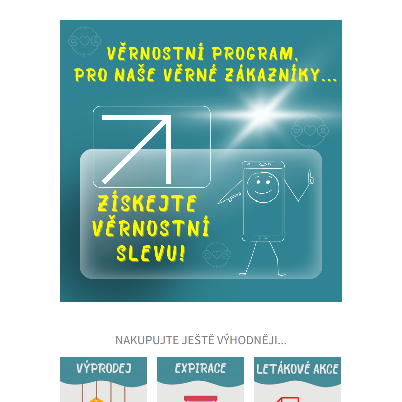 _ U nás se věrnost vyplácí! Mrkněte na náš věrnostní program...