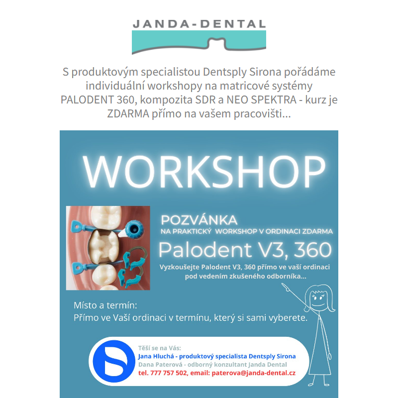 __ PALODENT - SDR - NEO SPEKTRA - workshop přímo na vašem pracovišti ZDARMA... __