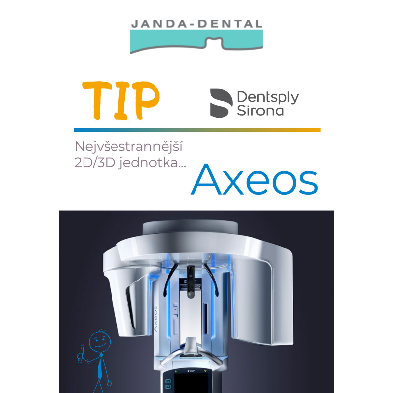 __ TIP - 2D/3D rentgen AXEOS od německého výrobce Dentsply Sirona - TOP produkt pro každou praxi... __