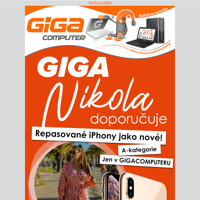 GIGA Nikola doporučuje repas iPhony jako nové! Jen v GIGA
