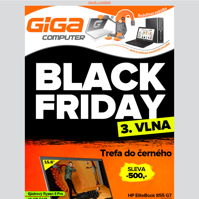 To nejzajímavější z Black Friday a z GIGA večírku