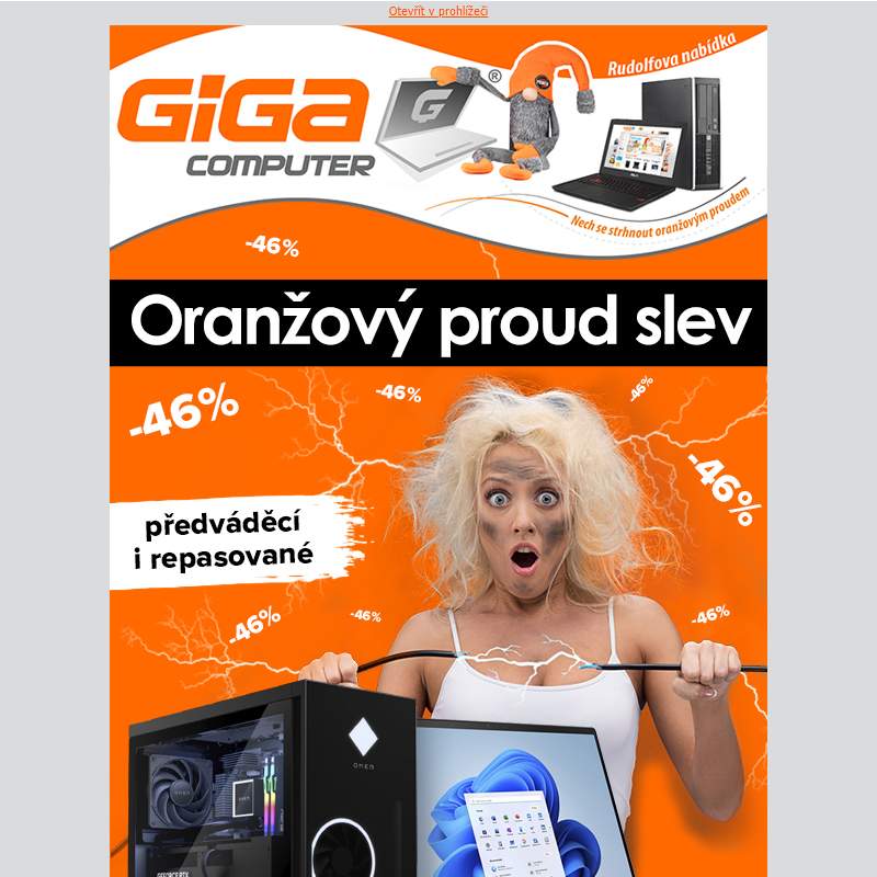 % Oranžový proud slev zase zatočil s vysokými cenami! %