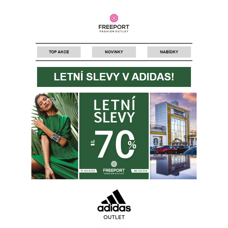 Letní výprodej v Adidas!