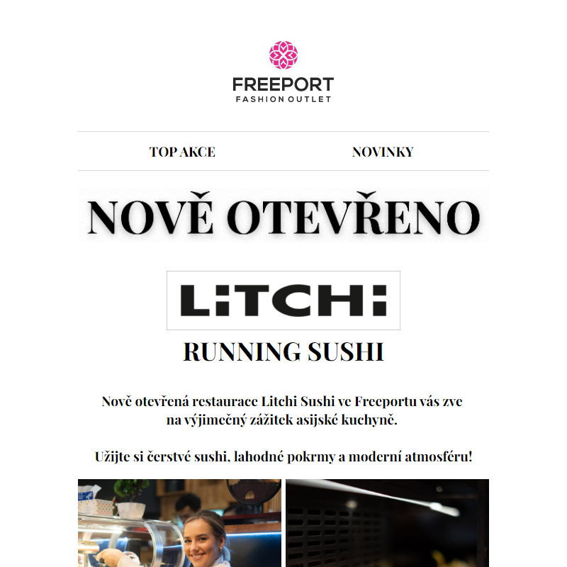 NOVĚ OTEVŘENO: LITCHI RUNNING SUSHI!