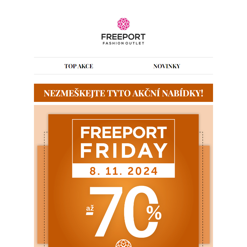 FREEPORT FRIDAY JIŽ TENTO PÁTEK!