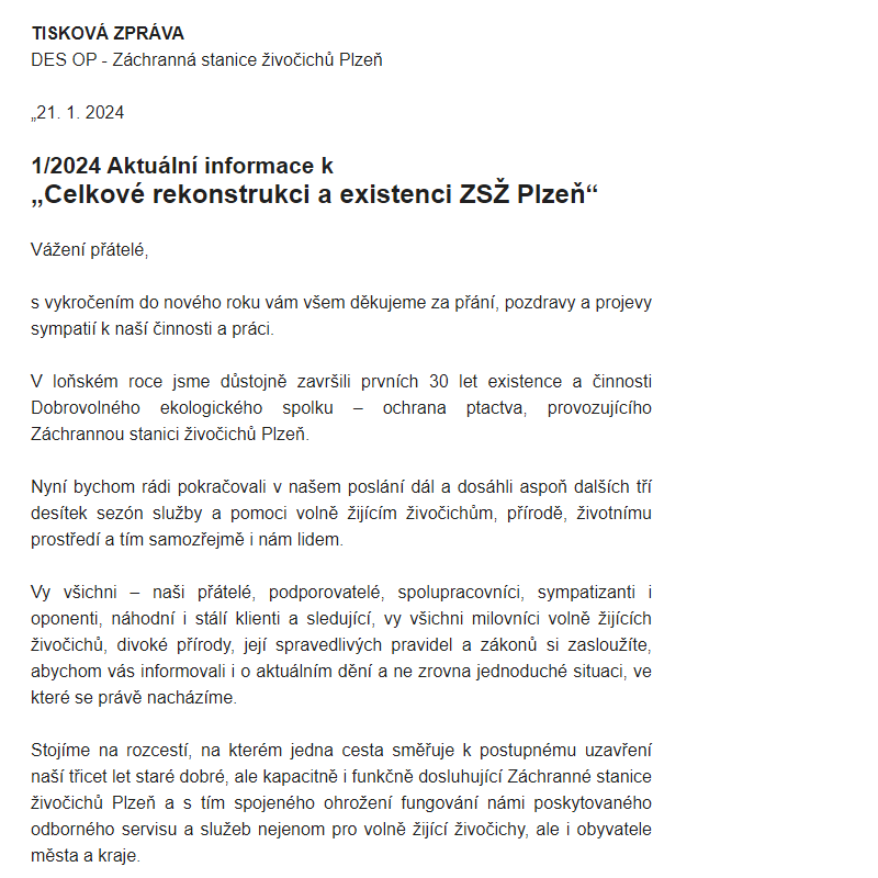 DES OP - 2024 - 6 - Aktuálně o rekonstrukci ZSŽ Plzeň I.