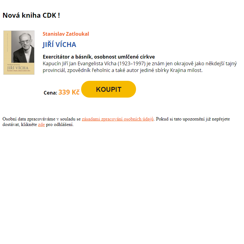 Novinky z CDK (30. 10. 2024)