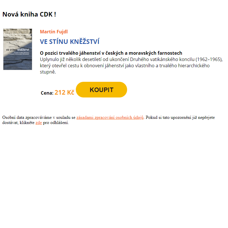 Novinky z CDK (2. 9. 2024)