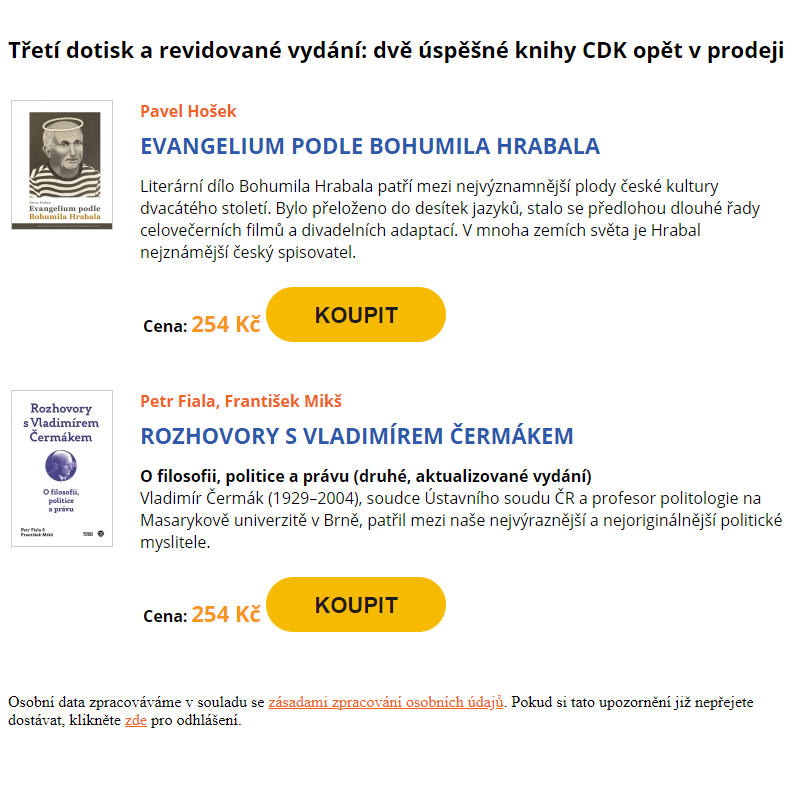 Novinky z CDK (19. 7. 2024)