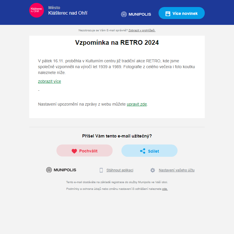 Vzpomínka na RETRO 2024