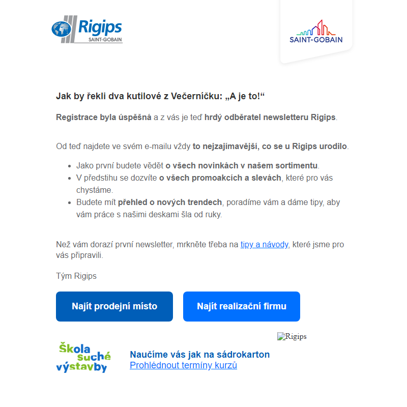 Vítejte ve světě Rigips