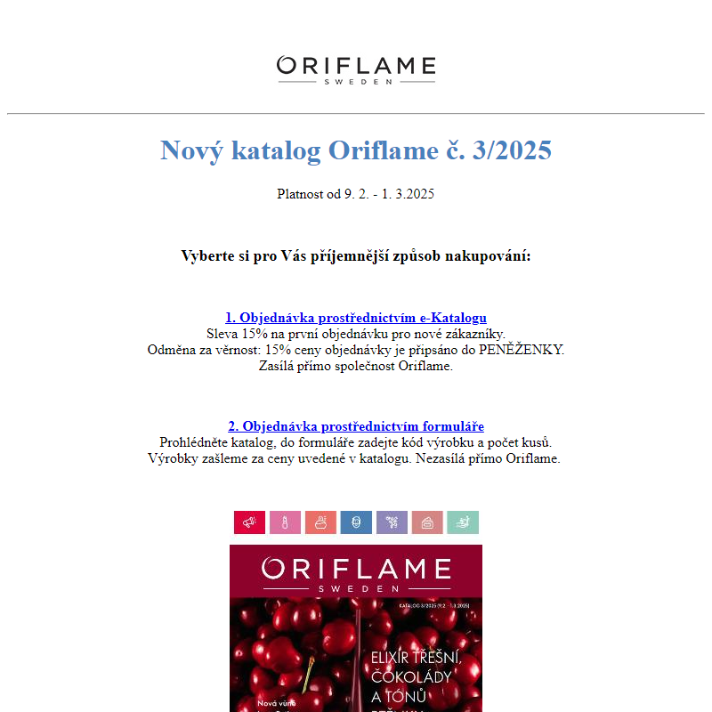 Katalog Oriflame č. 3/2025