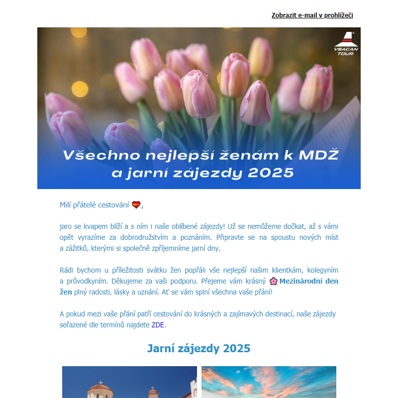 _Vše nejlepší ženám k MDŽ a jarní zájezdy 2025 _