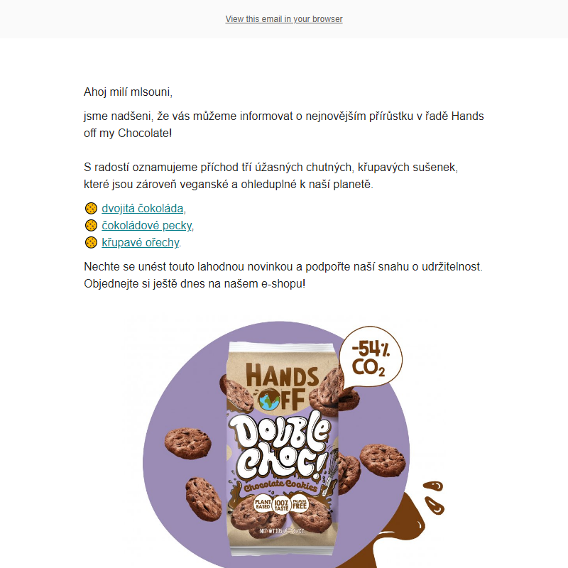 Novinka od Hands off my Chocolate: 3 nové veganské cookies! _