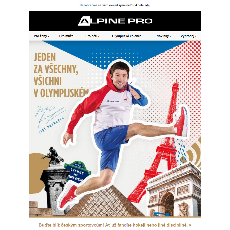 Fanděte českým sportovcům v národních barvách!