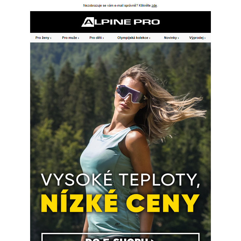 Slevy až 50 %? V ALPINE PRO nakoupíte za super ceny!