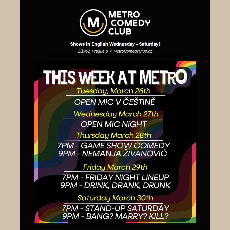 Open Mics, Showcases, Games Shows, Oh My!! _