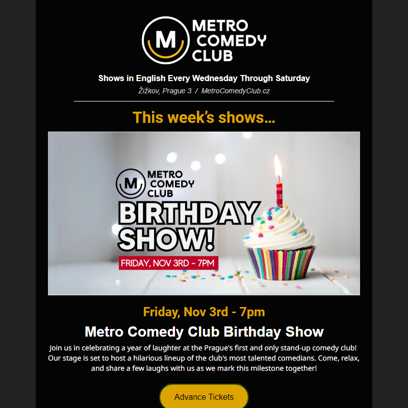 Friday _ Happy Birthday Metro!