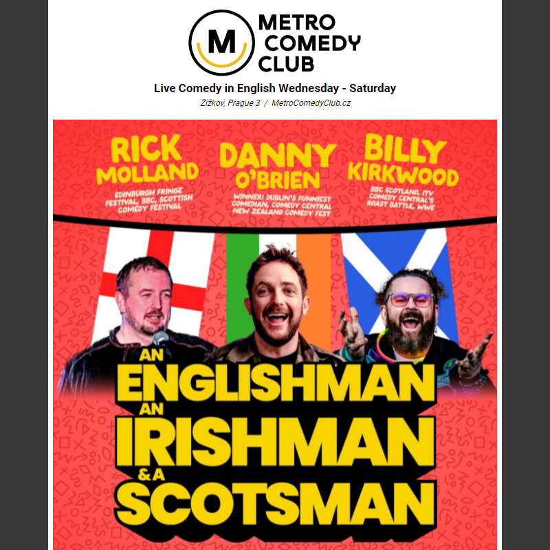 Triple-Headline Show Fri/Sat _ English Comedy All Week