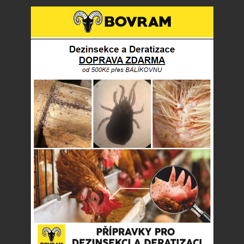 Na čmelíky, larvy, mouchy, potkany | DOPRAVA ZDARMA | Deratizace a Dezinsekce __ BOVRAM.cz 
