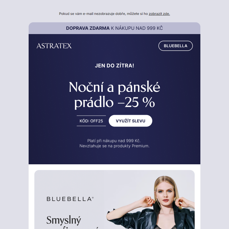 Smyslná Bluebella | Sleva 25 % na co? _ Zjistěte to