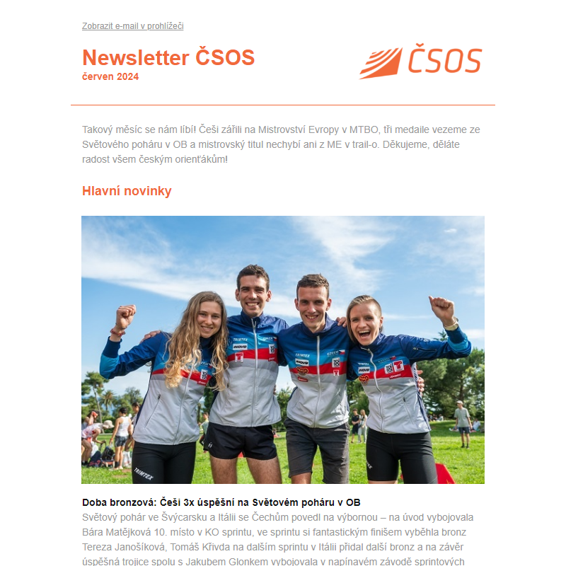 Newsletter ČSOS červen 2024