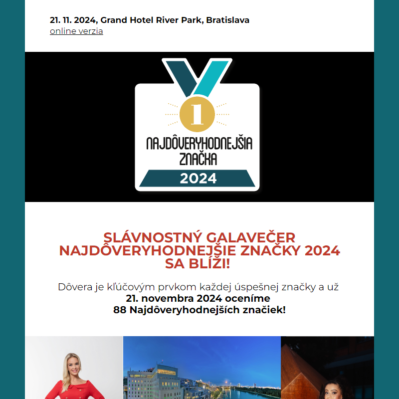 Odhaľte s nami Najdôveryhodnejšie značky 2024