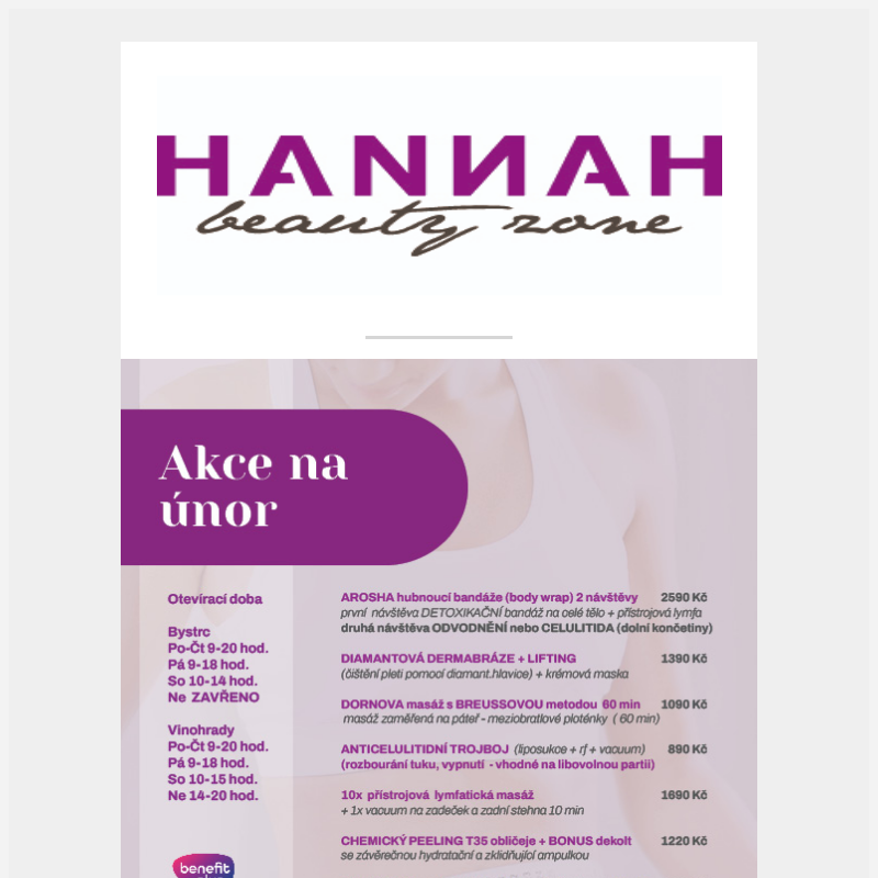 Unor HANNAH Beauty Zone