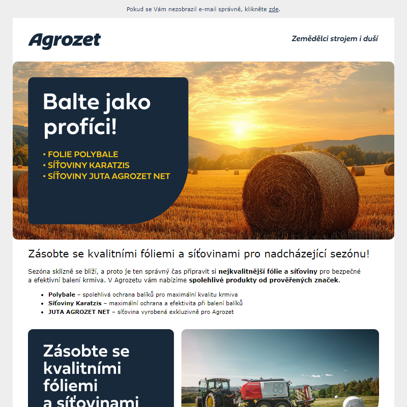 Balte jako profíci!