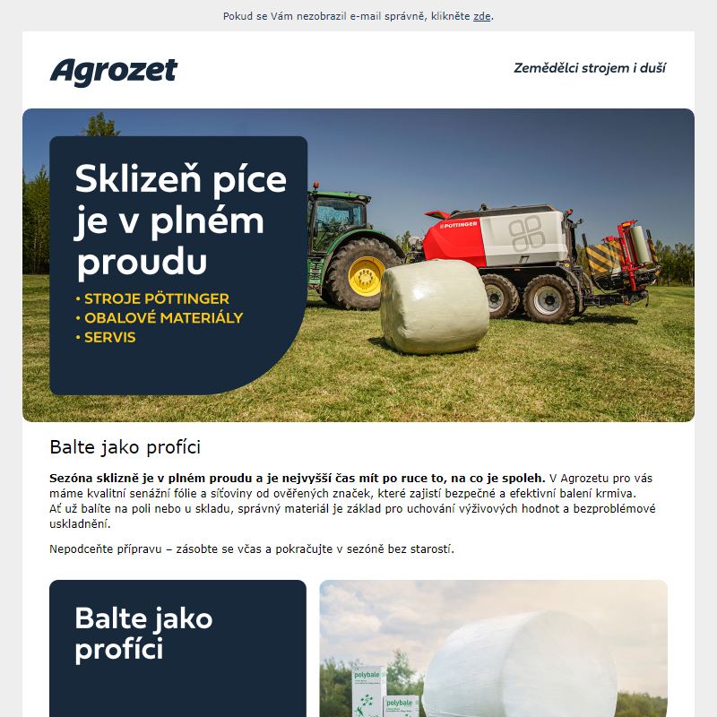 Sklizeň píce je v plném proudu