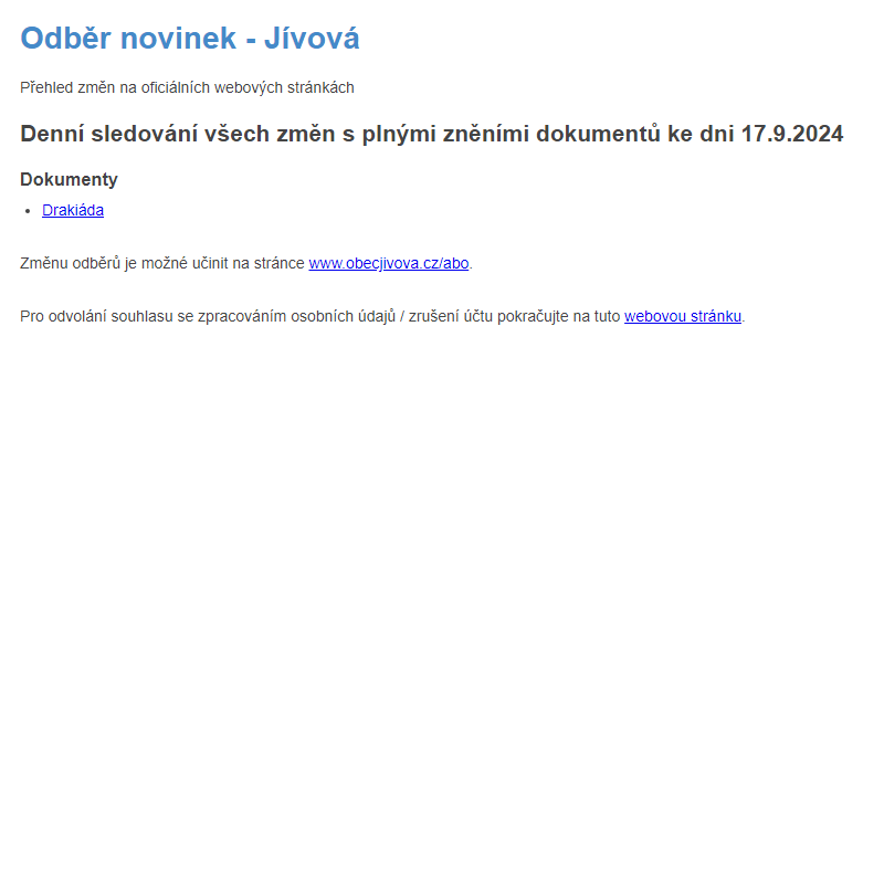 Odběr novinek (17.9.2024)