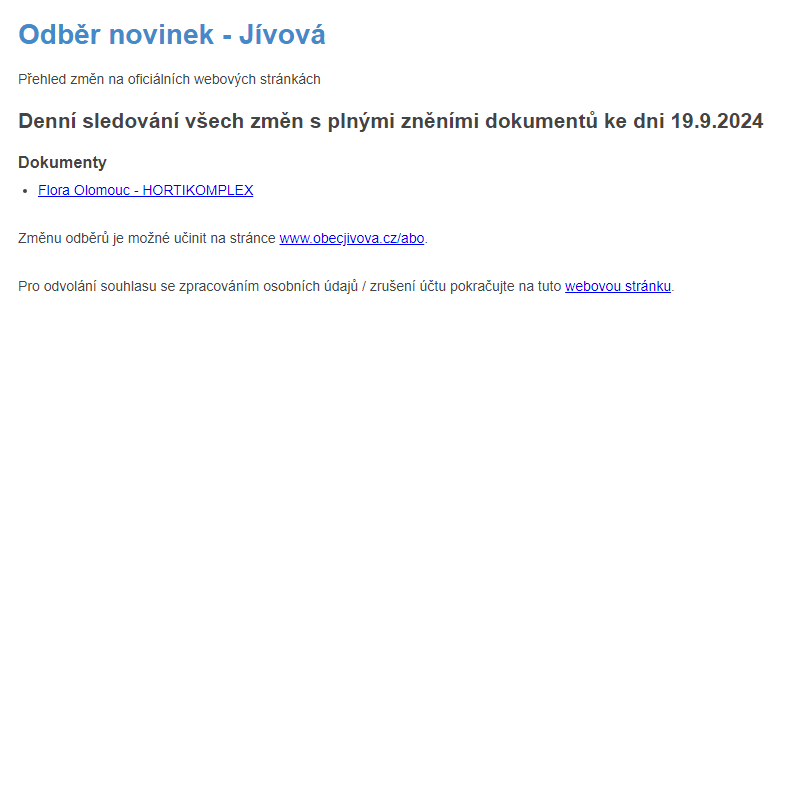 Odběr novinek (19.9.2024)