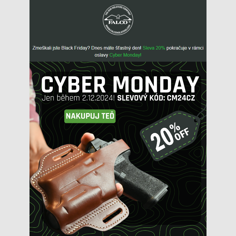 Poslední Šance na 20% Slevu - Cyber __Monday