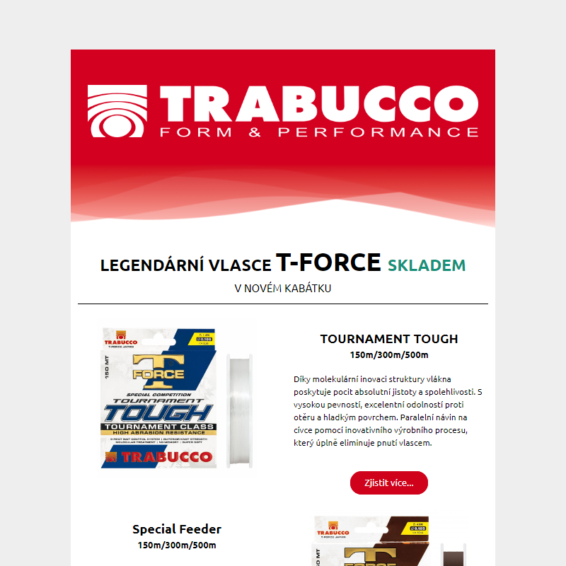 Skladem vlasce Trabucco T-Force