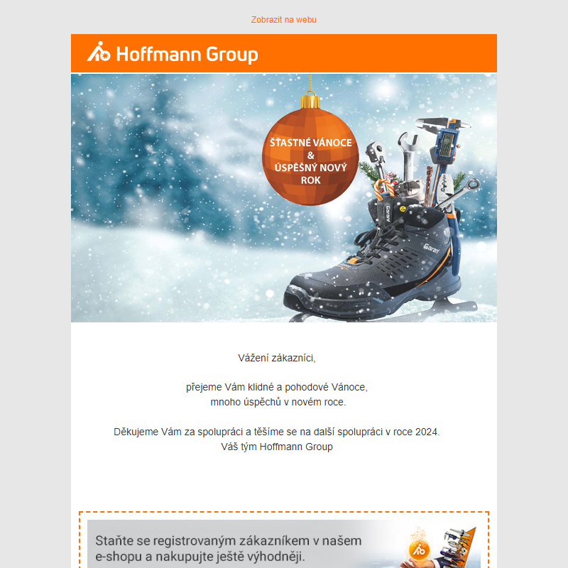 Vánoční pozdrav od Hoffmann Group