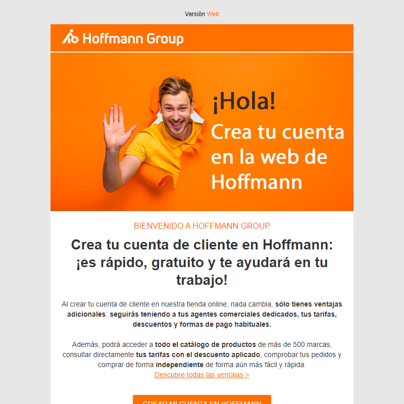 Crea tu cuenta de cliente en la web de Hoffmann _ y desbloquea todas las ventajas