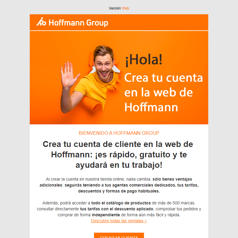 Crea tu cuenta de cliente en la web de Hoffmann _ y desbloquea todas las ventajas