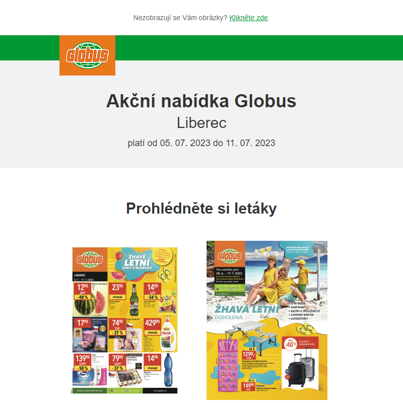 Globus - Liberec - Aktuální nabídka