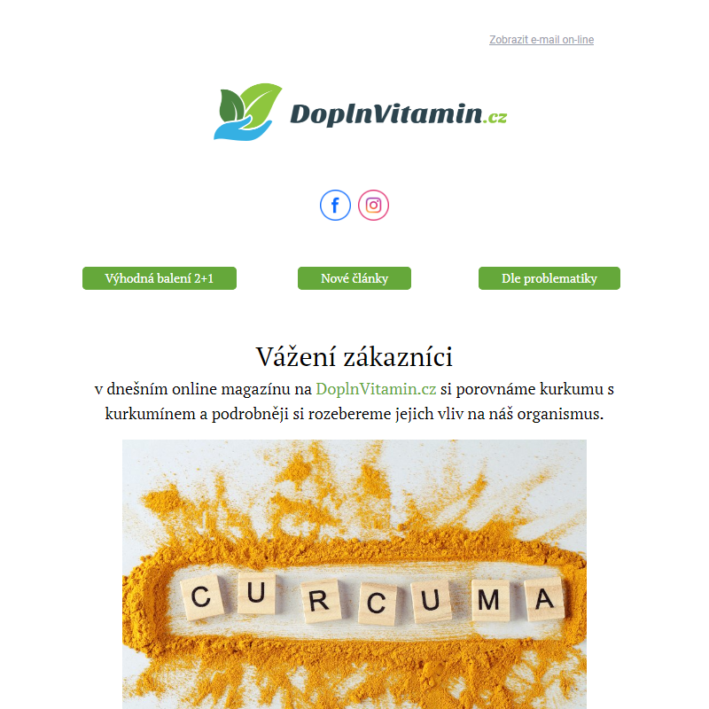 Kurkumin vs kurkuma v čem se liší? Tipy na DoplnVitamin.cz