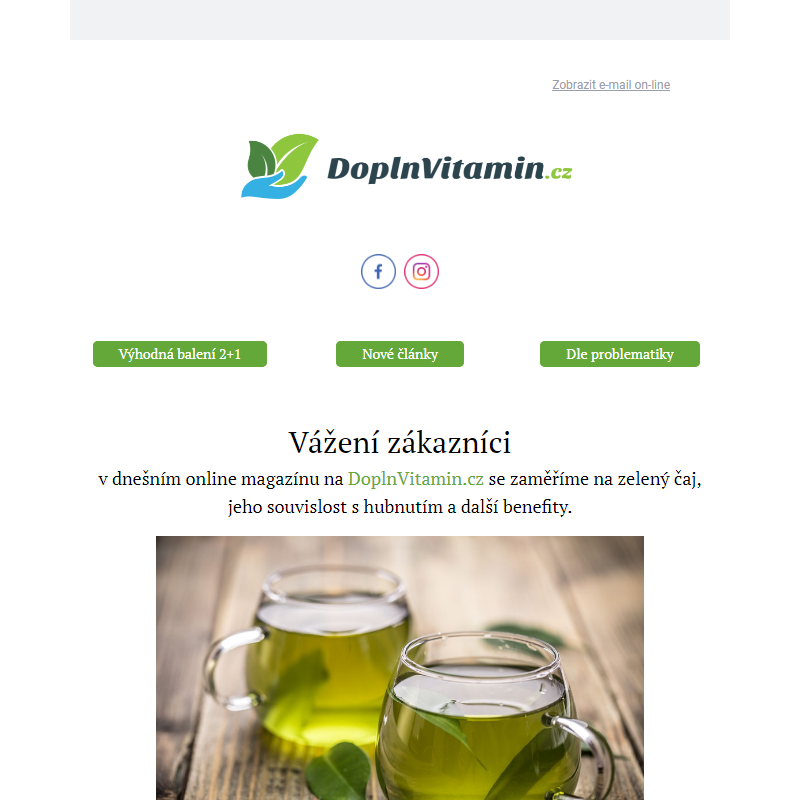 Zelený čaj a jeho výhody? Tipy na DoplnVitamin.cz